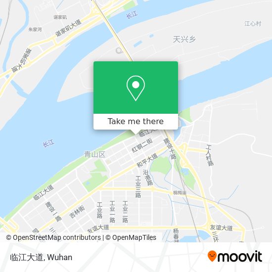 临江大道 map