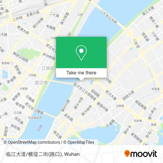 临江大道/横堤二街(路口) map