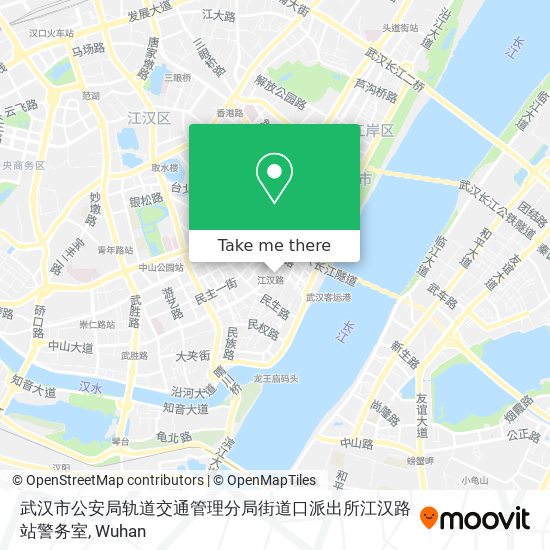 武汉市公安局轨道交通管理分局街道口派出所江汉路站警务室 map