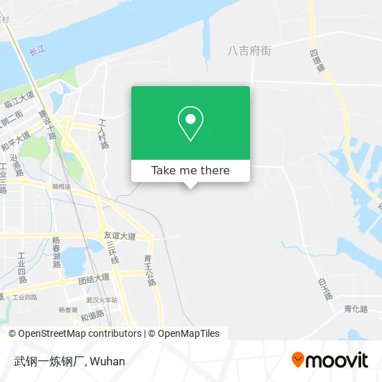 武钢一炼钢厂 map