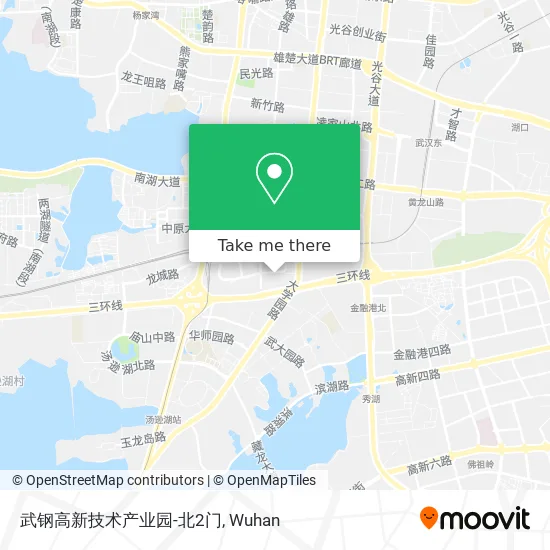 武钢高新技术产业园-北2门 map