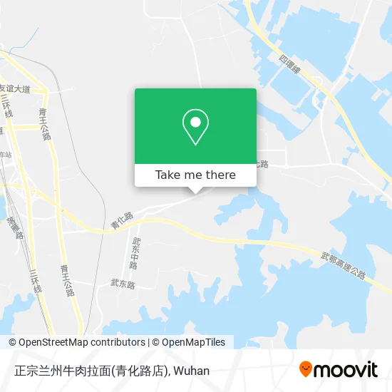 正宗兰州牛肉拉面(青化路店) map