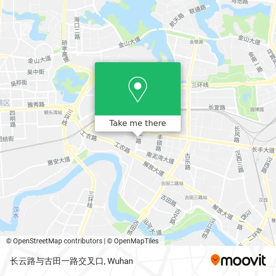 长云路与古田一路交叉口 map