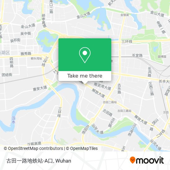 古田一路地铁站-A口 map