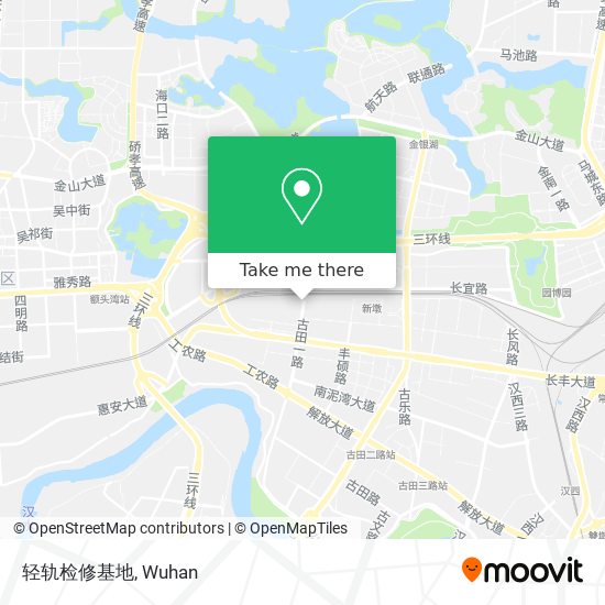轻轨检修基地 map
