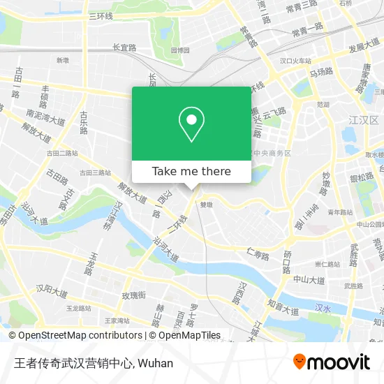 王者传奇武汉营销中心 map