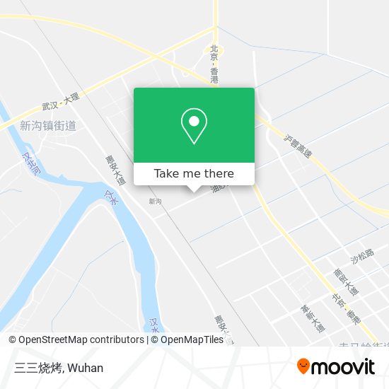 三三烧烤 map