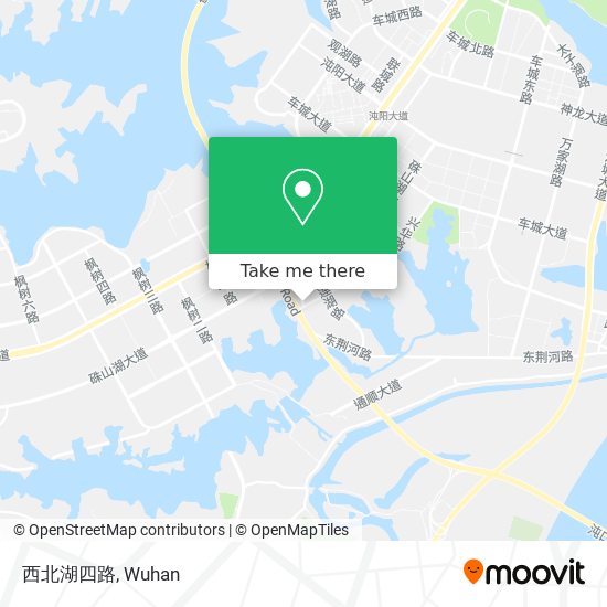 西北湖四路 map
