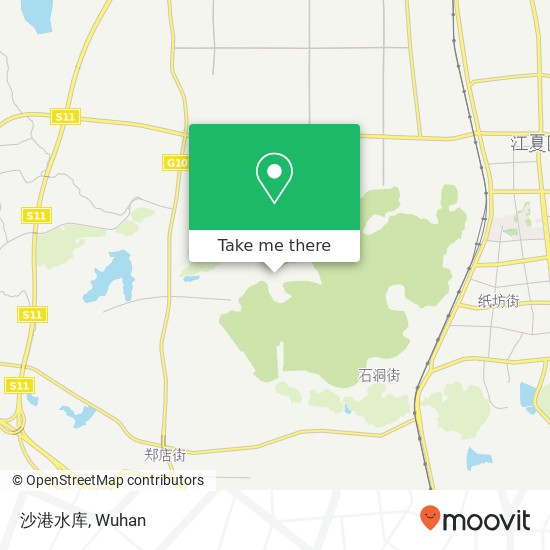 沙港水库 map