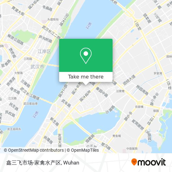 鑫三飞市场-家禽水产区 map