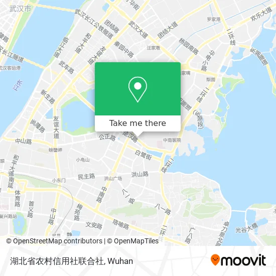湖北省农村信用社联合社 map