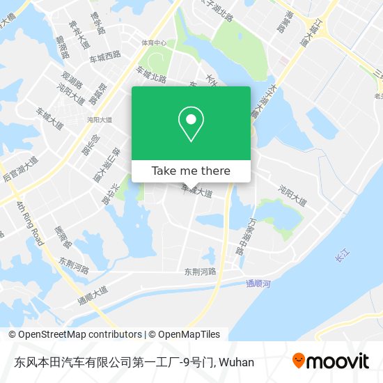 东风本田汽车有限公司第一工厂-9号门 map