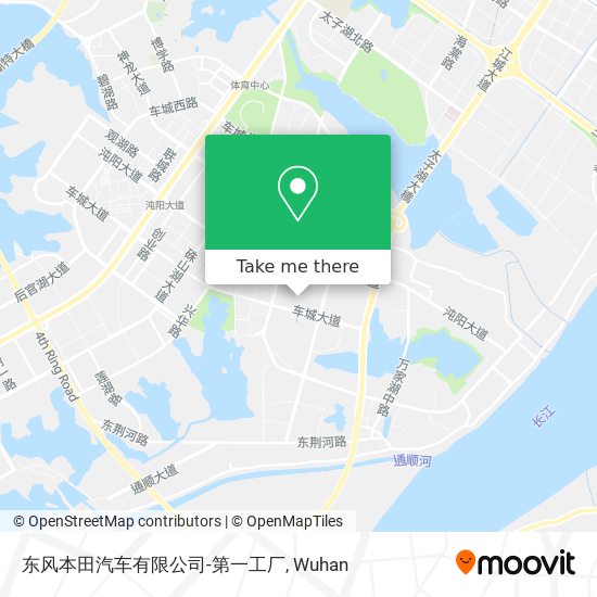 How To Get To 东风本田汽车有限公司 第一工厂in 蔡甸区by Bus Or Metro