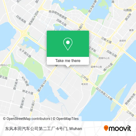 东风本田汽车公司第二工厂-6号门 map