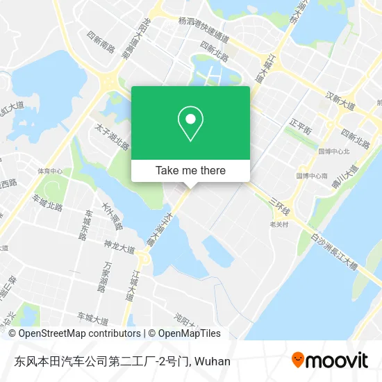 东风本田汽车公司第二工厂-2号门 map