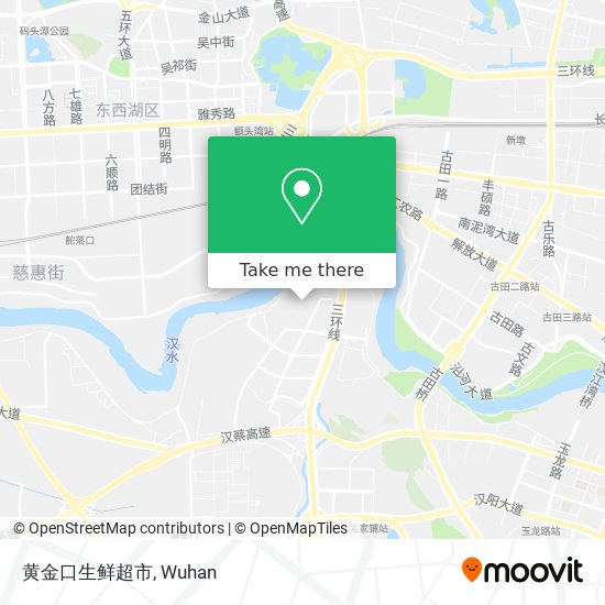 黄金口生鲜超市 map