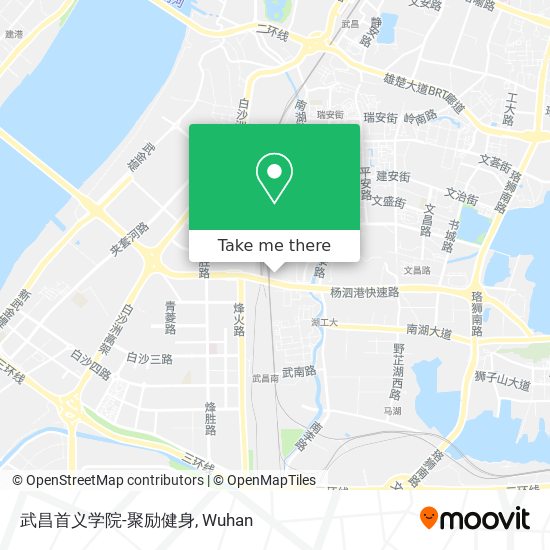 武昌首义学院-聚励健身 map