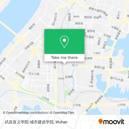 武昌首义学院-城市建设学院 map