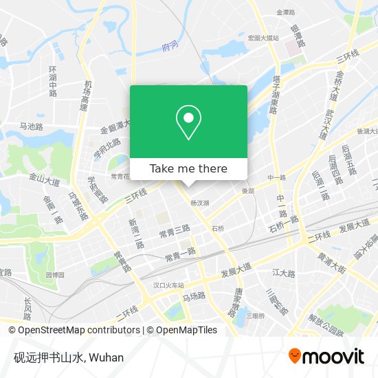 砚远押书山水 map