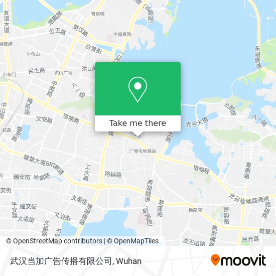 武汉当加广告传播有限公司 map