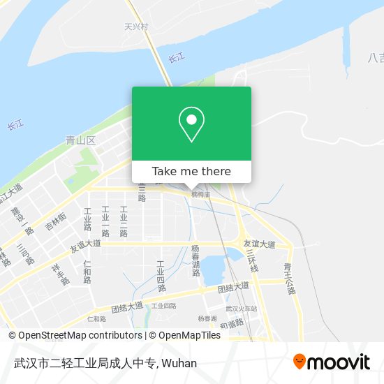 武汉市二轻工业局成人中专 map