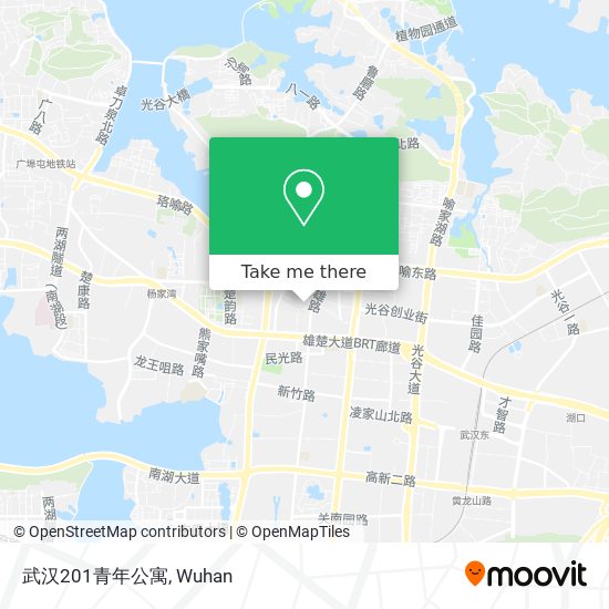 武汉201青年公寓 map