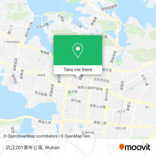 武汉201青年公寓 map