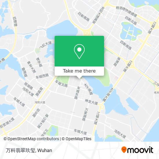 万科翡翠玖玺 map