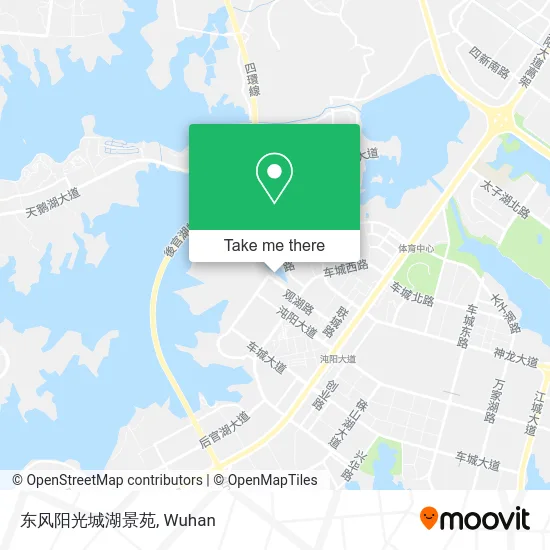 东风阳光城湖景苑 map