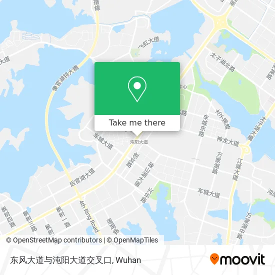 东风大道与沌阳大道交叉口 map