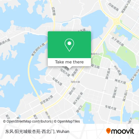 东风·阳光城银杏苑-西北门 map