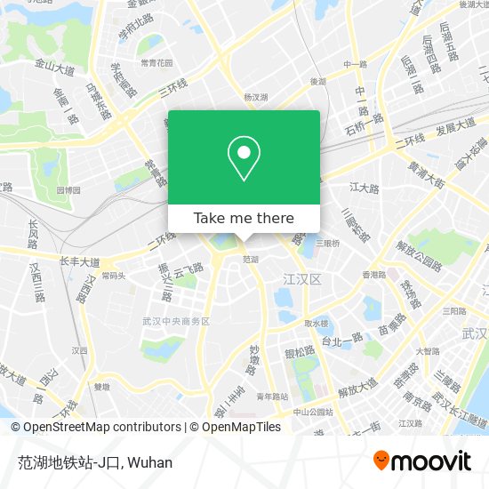 范湖地铁站-J口 map