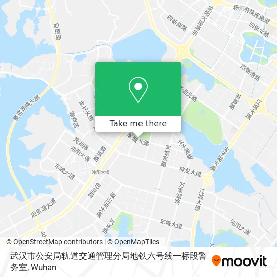 武汉市公安局轨道交通管理分局地铁六号线一标段警务室 map