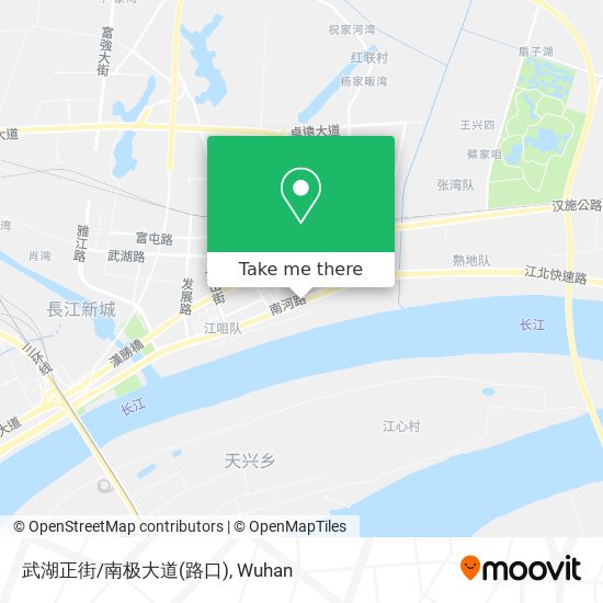 武湖正街/南极大道(路口) map