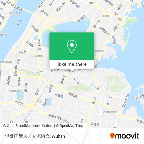 湖北国际人才交流协会 map
