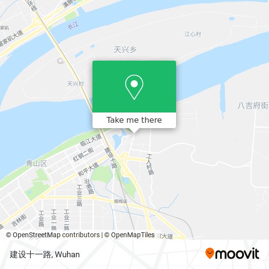 建设十一路 map