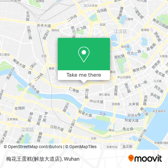梅花王蛋糕(解放大道店) map