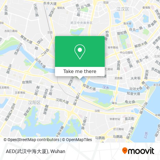 AED(武汉中海大厦) map