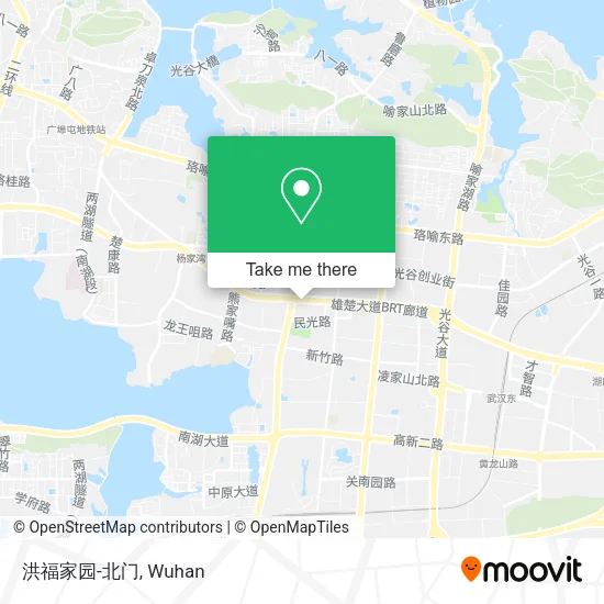 洪福家园-北门 map