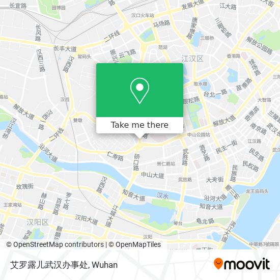 艾罗露儿武汉办事处 map