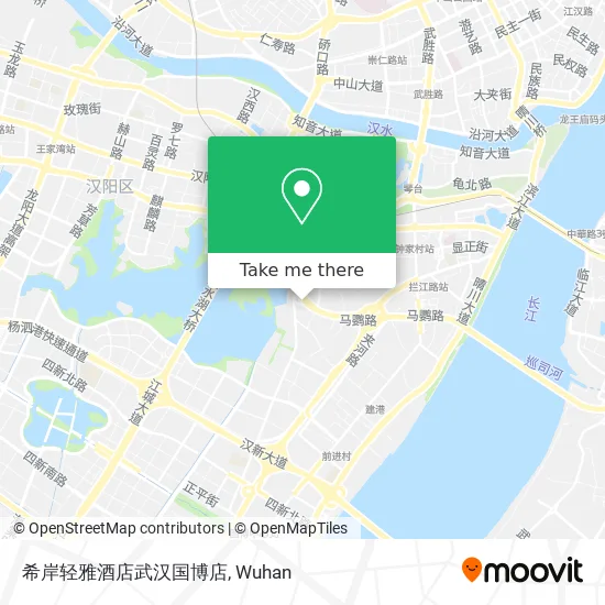 希岸轻雅酒店武汉国博店 map