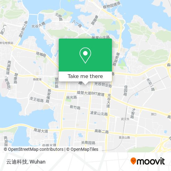云迪科技 map