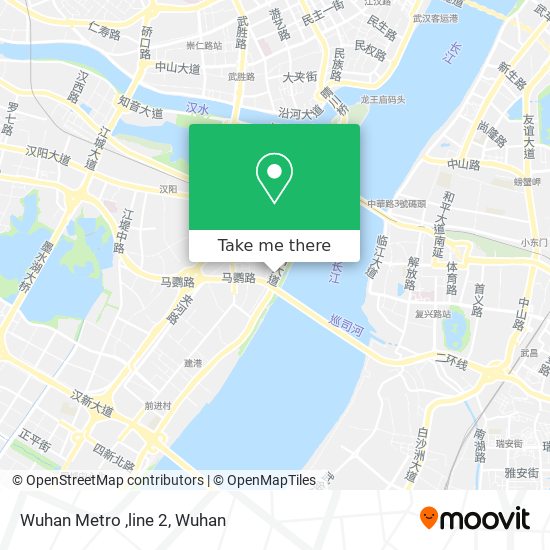 Wuhan Metro ,line 2 map