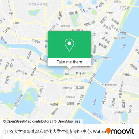 江汉大学汉阳造聚和孵化大学生创新创业中心 map