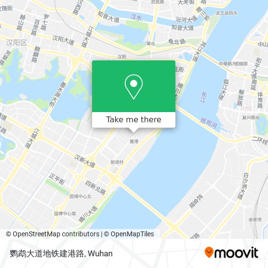 鹦鹉大道地铁建港路 map