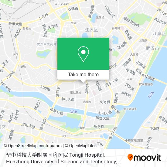 华中科技大学附属同济医院 Tongji Hospital, Huazhong University of Science and Technology map