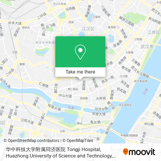华中科技大学附属同济医院 Tongji Hospital, Huazhong University of Science and Technology map