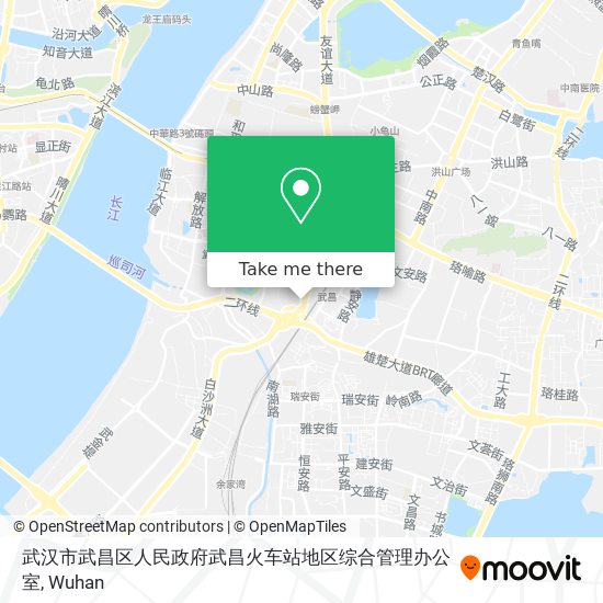 武汉市武昌区人民政府武昌火车站地区综合管理办公室 map