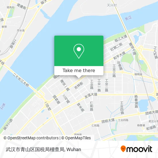 武汉市青山区国税局稽查局 map