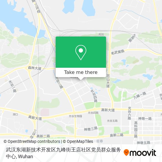 武汉东湖新技术开发区九峰街王店社区党员群众服务中心 map